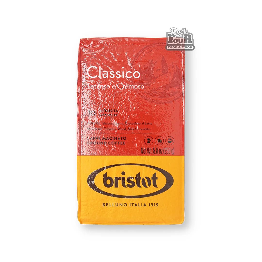 Ground coffee "Bristot Classico Intenso e Cremoso" 250g